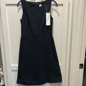 J Crew Silk Dress Navy